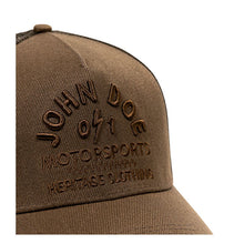 Load image into Gallery viewer, JOHN DOE TRUCKER CAP HERITAGE BROWN