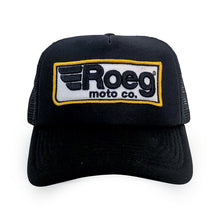 Load image into Gallery viewer, ROEG TRUCKER CAP LOGO BLACK