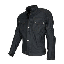 Load image into Gallery viewer, BY CITY BELFAST WAXED JACKET BLACK