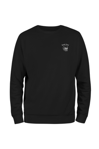 SWEATER LIVE FAST SKULL BLACK / EMBROIDERY